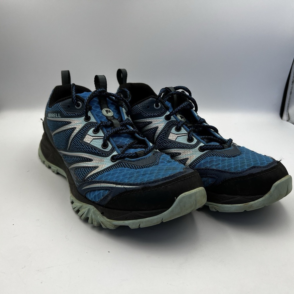 Merrell Women's Size 10 Sneaker Blue Performance Hiking Shoes Mykonos Model